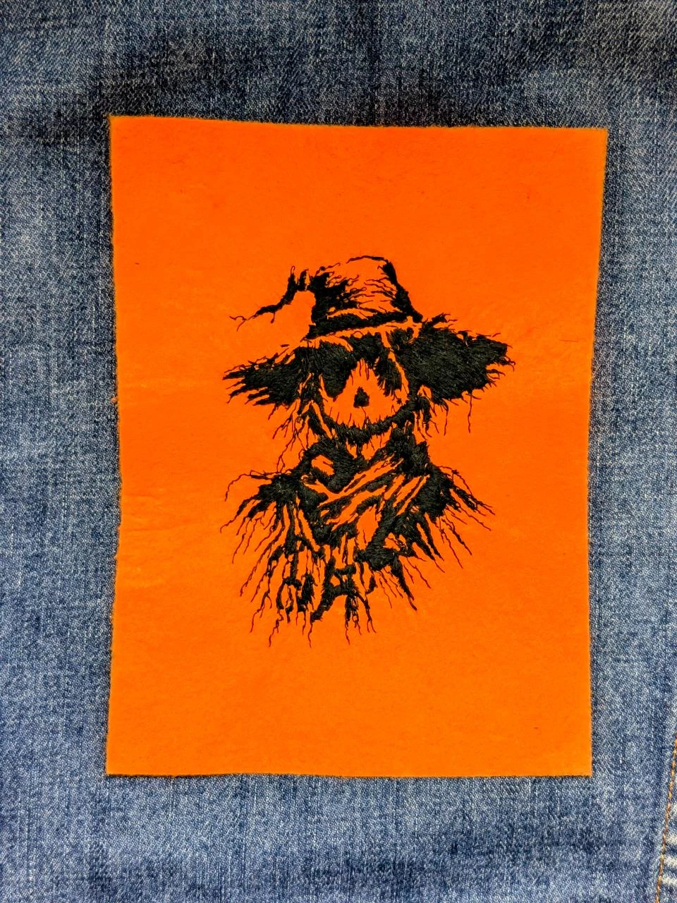 Bordado textil Espantapájaros Halloween – photo 2